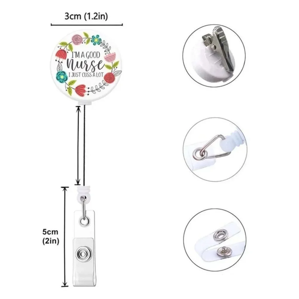 Funny RN Name Badge Reels